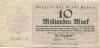 Erfurt - Stadt - 24.10.1923 - 10 Milliarden Mark 