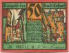 Erfurt - Stadt - 7.4.1921 - 50 Pfennig 