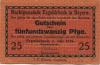 Ergoldsbach - Marktgemeinde - 1.7.1919 - 25 Pfennig 