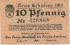 Erkekenz - Kreis - 18.12.1919 - 10 Pfennig 