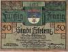 Erkekenz - Stadt - 22.8.1921 - 50 Pfennig 