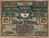 Erkekenz - Stadt - 22.8.1921 - 75 Pfennig 