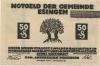 Esingen (heute: Tornesch) - Gemeinde - -- - 50 Pfennig 