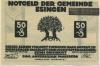 Esingen (heute: Tornesch) - Gemeinde - -- - 50 Pfennig 