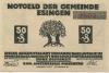 Esingen (heute: Tornesch) - Gemeinde - -- - 50 Pfennig 