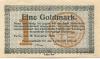 Eutin - Provinzialbank für den Landesteil Lübeck - 15.11.1923 - 1 Gold-Mark 