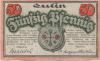 Eutin - Stadt - Dezember 1920 - 50 Pfennig 