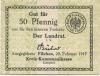 Filehne (heute: PL-Wielen) - Kreis (Landratsamt) - 20.2.1917 - 50 Pfennig 