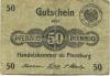 Flensburg - Handelskammer - -- - 50 Pfennig 