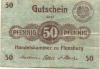 Flensburg - Handelskammer - -- - 50 Pfennig 