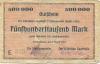 Frankenhausen - Stadt und Städtische Sparkasse - 9.8.1923 - 500000 Mark 