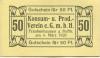 Frankenhausen - Konsum- und Produktiv-Verein - 4.3.1920 - 50 Pfennig 
