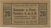 Frankenhausen - Konsum- und Produktiv-Verein - 9.11.1920 - 20 Pfennig 