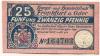 Frankfurt - Stadt - 3.6.1920 - 25 Pfennig 