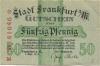 Frankfurt - Stadt - 1.5.1917 - 50 Pfennig 