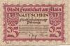 Frankfurt - Stadt - 1.11.1919 - 25 Pfennig 