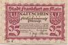 Frankfurt - Stadt - 1.11.1919 - 25 Pfennig 