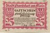 Frankfurt - Stadt - 1.11.1919 - 25 Pfennig 