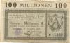 Frauenstein - Stadt - 28.9.1923 - 100 Millionen Mark 