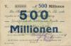 Freiberg - Stadt - 26.9.1923 - 500 Millionen Mark 