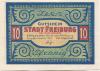Freiburg (heute: PL-Swiebodzice) - Stadt - September 1921 - 10 Pfennig 
