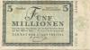 Freital - Stadt - 25.8.1923 - 5 Millionen Mark 