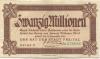 Freital - Stadt - 24.9.1923 - 20 Millionen Mark 