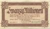 Freital - Stadt - 24.9.1923 - 20 Millionen Mark 