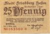 Friedberg - Stadt - 1.3.1920 - 25 Pfennig 