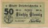 Friedrichroda - Stadt - April 1917 - 50 Pfennig 