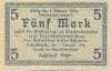 Friedrichshafen - Stadt - 1.11.1918 - 1.2.1919 - 5 Mark 