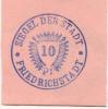 Friedrichstadt - Stadt - -- - 10 Pfennig 