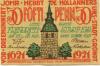 Friedrichstadt - Stadt - 27./28.8.1921 - 50 Pfennig 