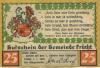 Frücht - Gemeinde - 1.1.1922 - 25 Pfennig 