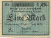 Fürstenberg - Stadt - 1.7.1920 - 1 Mark 