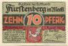 Fürstenberg - Stadt - 1.8.1921 - 10 Pfennig 