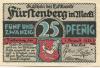 Fürstenberg - Stadt - 1.8.1921 - 25 Pfennig 