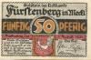 Fürstenberg - Stadt - 1.8.1921 - 50 Pfennig 
