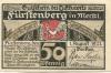 Fürstenberg - Stadt - 1.8.1921 - 50 Pfennig 