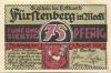 Fürstenberg - Stadt - 1.8.1921 - 75 Pfennig 
