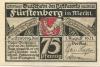 Fürstenberg - Stadt - 1.8.1921 - 75 Pfennig 