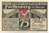 Fürstenberg - Stadt - 1.8.1921 - 75 Pfennig 