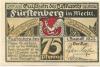 Fürstenberg - Stadt - 1.8.1921 - 75 Pfennig 