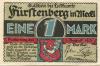 Fürstenberg - Stadt - 1.8.1921 - 1 Mark 