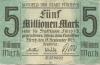 Fürth - Stadt - 15.9.1923 - 5 Millionen Mark 