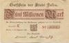 Fulda - Stadt - 15.9.1923 - 5 Millionen Mark 