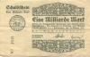 Furtwangen - Stadt - 19.10.1923 - 1 Milliarde Mark 