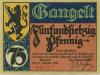 Gangelt - Gemeinde - 21.8.1921 - 75 Pfennig 