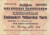 Gardelegen - Kreis - 3.11.1923 - 100 Milliarden Mark 