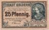 Geldern - Stadt - 30.3.1921 - 25 Pfennig 